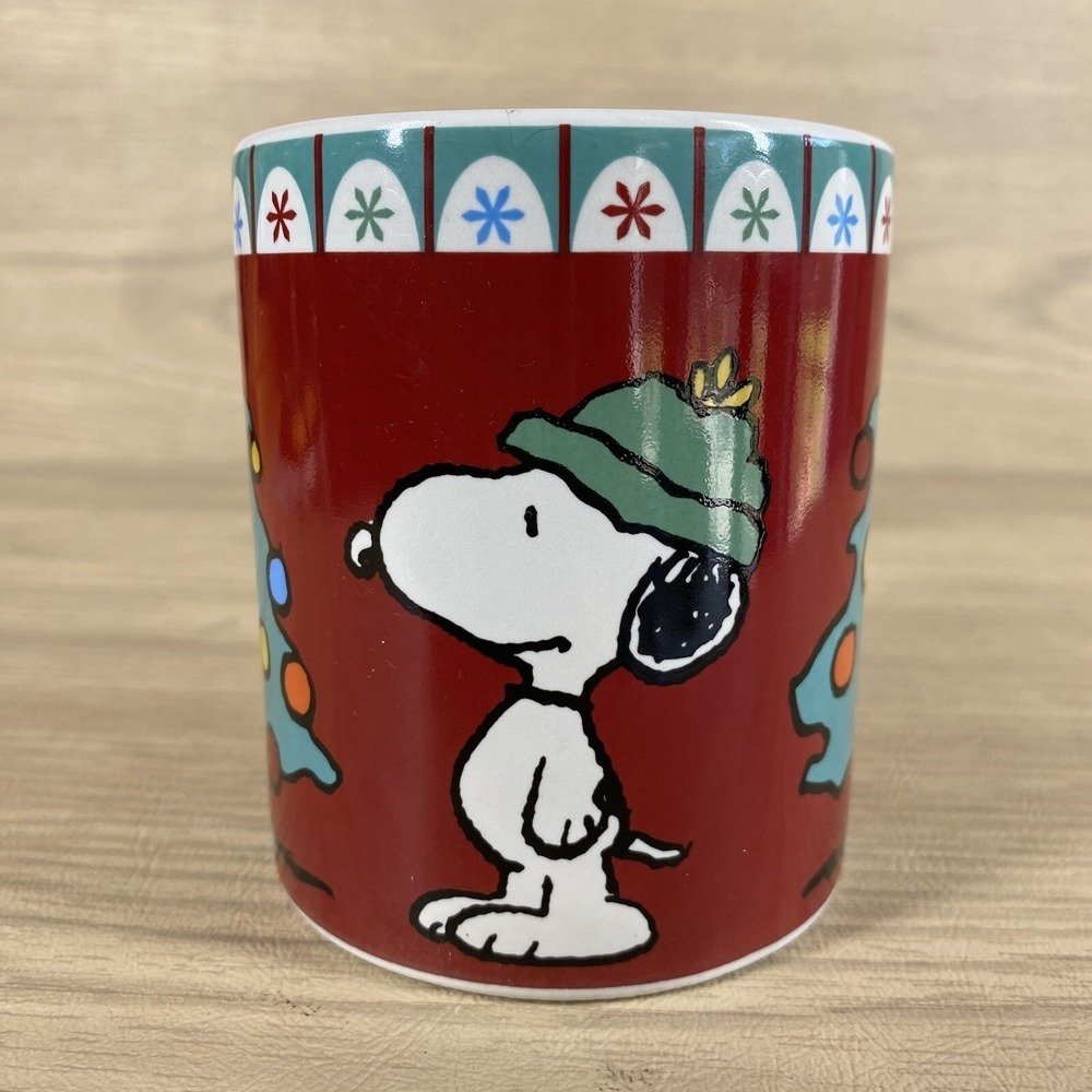 Christmas Peanuts Snoopy Coffee Mug Celebrate Peanuts 60 Years 2011 - Picture 4 of 8